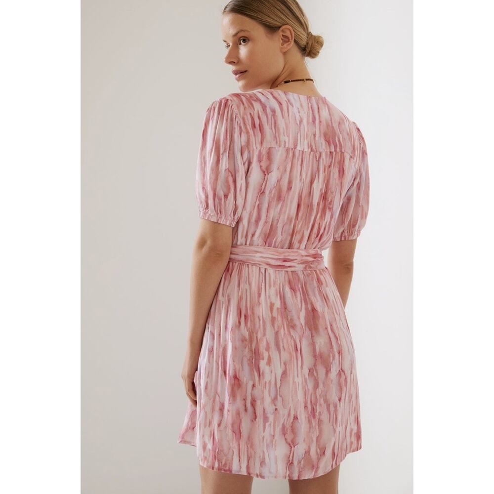 Cloth & Stone Anthropologie Women’s Pink Mini Dress Size Medium - Picture 2 of 7